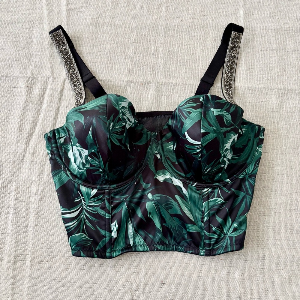 Victoria's Secret Bling Corset Bustier 36D Bra